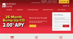Desktop Screenshot of howardbank.com
